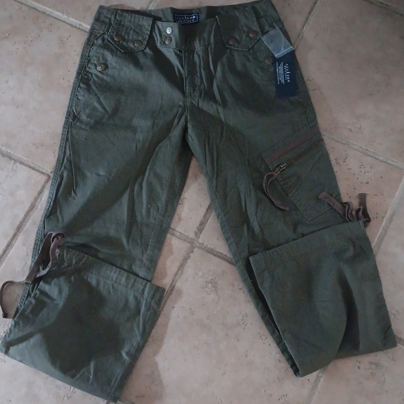 Green Cargo Pants size 4 - Picture 1 of 4